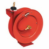 Lincoln Industrial 83753 Hose Reel For Air And Water Models 83753 And 83754, Series B, 3/8 In Hose Id, 50 Ft