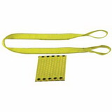 Liftex  EE291X3ND Pro-Edge® Web Sling, Eye and Eye, Polyester, 1 in W x 3 ft L, 2-Ply, w/Flat, Yellow