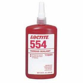 Loctite 442-135489 554 Thread Sealant, Refrigerant Sealant, 250 Ml Bottle, Red
