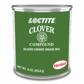 Loctite 233102 Clover&#174; Silicon Carbide Pat Gel&#174; Water Mix, 320 grit, 1 lb cap, Can, Mild Odor
