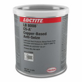 Loctite 442-234207 Lb 8008 C5-A Copper Based Anti-Seize Lubricant, 8 Lb Can