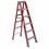 Louisville Ladder 443-FM1506 Fm1500 Series Fiberglass Twin Front Ladder, 6 Ft X 21 7/8 In, 300 Lb Capacity, Price/1 EA
