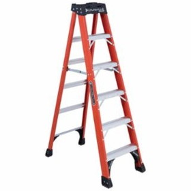 Louisville Ladder 443-FS1406HD 6' Brute 375 Fiberglassstep Ladder