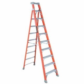 Louisville Ladder 443-FS1510 10' Advent Fiberglass Step Ladder 300Lb.