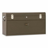 Kennedy 526B 26 In Machinists' Top Chest, 26-3/4 In W X 8-1/2 In D X 13-5/8 In H, 2,219 In³, Brown Wrinkle, 8-Drawers