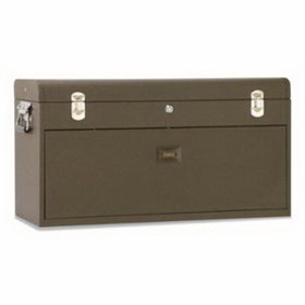 Kennedy 526B 26 In Machinists' Top Chest, 26-3/4 In W X 8-1/2 In D X 13-5/8 In H, 2,219 In&#179;, Brown Wrinkle, 8-Drawers