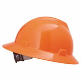 Msa 454-10021292 Fluorescent Orange V-Gard Hat W/Ratchet Suspensi