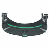 MSA 10121266 V-Gard® Visor Frame for General Purposes, For All MSA Slotted Caps, Black/Green, Includes Debris Control
