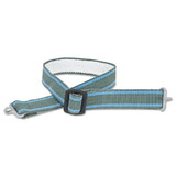 MSA 10171104 Chinstrap, for MSA Hard Hats, Attaches to Shell, 3/4 in W, Gray/Blue Stripes