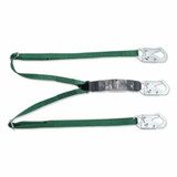 Msa  V-Series Standard Twin-Leg Adjustable Shock Absorbing Lanyard, 6 ft Snaphooks