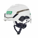 Msa 10194791 V-Gard H1 Safety Helmet, Fas-Trac Iii Pivot Ratchet, Novent, White