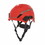 Msa 10194792 V-Gard H1 Safety Helmet, Fas-Trac Iii Pivot Ratchet, Novent, Red, Price/1 EA