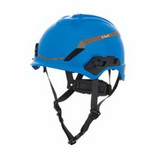 Msa 10194793 V-Gard H1 Safety Helmet, Fas-Trac Iii Pivot Ratchet, Novent, Blue