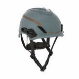 Msa 10204347 V-Gard H1 Safety Helmet, Fas-Trac Iii Pivot Ratchet, Novent, Gray