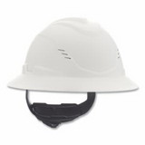 V-Gard C1 10215828 V-Gard® C1™ Hard Hat, Fas-Trac® III 4 Point Ratchet, Vented, White