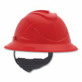 V-Gard C1 10215829 V-Gard® C1™ Hard Hat, Fas-Trac® III 4 Point Ratchet, Vented, Red