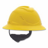V-Gard C1 10215832 V-Gard® C1™ Hard Hat, Fas-Trac® III 4 Point Ratchet, Vented, Yellow
