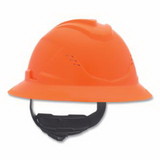 V-Gard C1 10215833 V-Gard® C1™ Hard Hat, Fas-Trac® III 4 Point Ratchet, Vented, Hi-Viz Orange