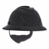 MSA 10215835 V-Gard® C1™ Hard Hat, Fas-Trac® III 4 Point Ratchet, Vented, Black