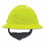 MSA 10236066 V-Gard&#174; C1&#153; Hard Hat, Fas-Trac&#174; III 4 Point Ratchet, Vented, Hi-Viz Yellow Green, Price/1 EA