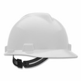 Msa  V-Gard Protective Caps, Staz-On, Cap, White