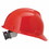 Msa 454-475363 Red V-Gard Slotted Hard, Price/1 EA