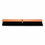 Magnolia Brush 1824LH 100% Selected Black Tampico Push Broom, 2-1/2 In L Trim X 24 In W Brush, Wood, Handle Sold Separately, Price/1 EA