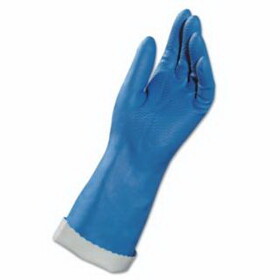 Mapa Professional 34382048 StanZoil&#174; NK-22 Neoprene Gloves, Z-Grip, Size 8, Blue