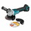 Makita XAG09Z 18 V LXT&#174; Lithium-Ion Brushless Cordless Cut-Off Angle Grinder, With Electric Brake, 5 in dia, 8500 RPM, Price/1 EA
