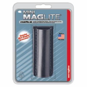 Mag-Lite 459-AM2A026 Plain Black Leather Holster F/Aa Mini M
