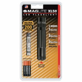 Mag-Lite 459-XL50-S3016 Xl 50 3-Cell Aaa Led Blister Pack Black