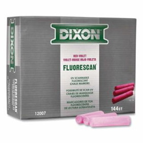 Dixon Ticonderoga 464-12007 4"X1" Tapered Fluorescent Chalk Red Violet