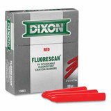 Dixon Ticonderoga 464-13001 Red Fluorescan Scannablefluorescant