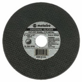 Metabo 655350000 Slicer Cutting Wheel, 6 In Dia, 1/16 In Thick, 36 Grit Aluminum Oxide