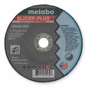 Metabo 469-55351 4 1/2Inx.045Inx7/8In A60Tx T27 Cutting Wheels