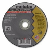 Metabo 655282000 Type 27 Pipeline Grinding/Notching/Cutting Wheel, 7 in dia x 5/8 in-11 Arbor x 1/8 in Thick, A24T