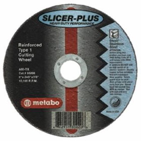 Metabo 469-655998000 6"X.045X7/8" Type 1 Slicer Wheel A60Tx Grit