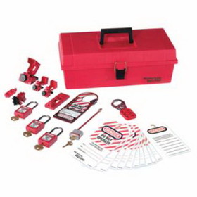 Master Lock 470-1457E410KA Safety Series Personal Lockout Kits, Electrical, Zenex Thermoplastic Padlocks