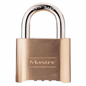 Master Lock 470-175DCOM Set-Your-Own-Combination Comm Brass Dial/Carded
