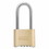 Master Lock 470-175LHSS No. 175Lh Resettable 4-Digit Combination Padlock, 5/16 In Dia X 2-1/4 In H Ss Shackle, 1 In W Clearance, Brass Lock, Price/6 EA