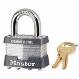 Master Lock 470-1DCOM 4 Pin Tumbler Safety Padlock Keyed Different