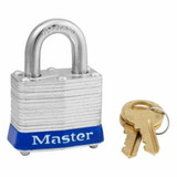 Master Lock 470-3BLU Blue Safety Lockout Padlock Keyed Diffe