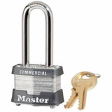 Master Lock 470-3DLHCOM 4 Pin Tumbler Safety Padlock Keyed Diff. 1-9/16