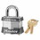 Master Lock 470-3KA-3358 4 Pin Tumbler Padlock Keyed Alike, Price/6 EA