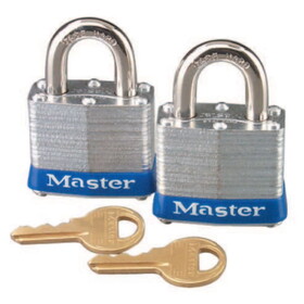 Master Lock 470-3T 2 Keyed Alike Locks Carded