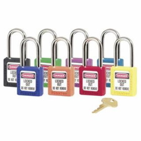 Master Lock 470-410TRIRED Red Zenex Safety Padlocks Ka In Display Pack