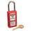 Master Lock 470-411RED 6 Pin Tumbler Padlock Keyed Diff. Safety Lock, Price/6 EA