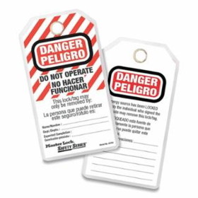 Master Lock 470-497AX Safety Lock Out Labels Bag/12