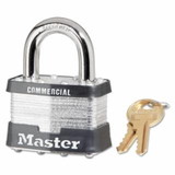 Master Lock 470-5KA-A1378 2 In Wide Laminated Steel Padlock; Keyed Alike