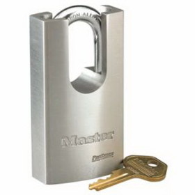 Master Lock 470-7045 Pro Series High Security Padlocks-Solid Steel, 5/16"Dia,1 3/16" X 29/32", Shroud